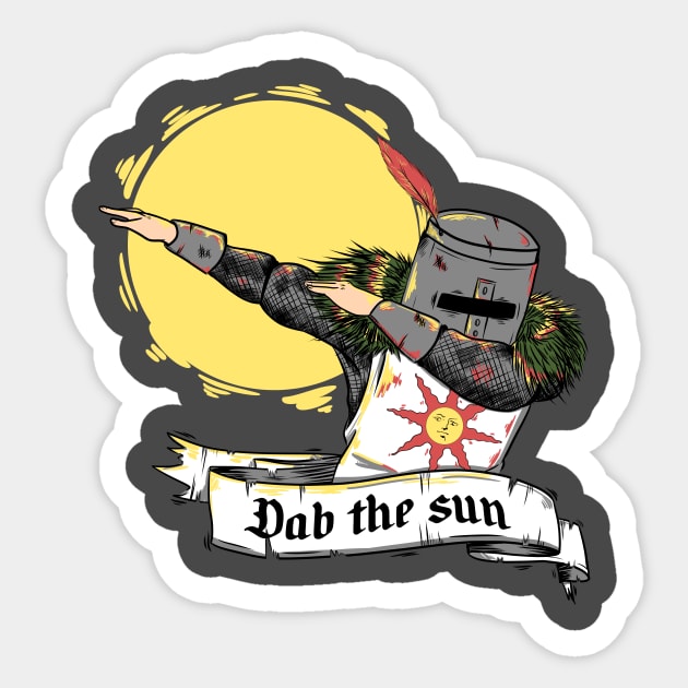 DAB the sun! Sticker by lilyakkuma